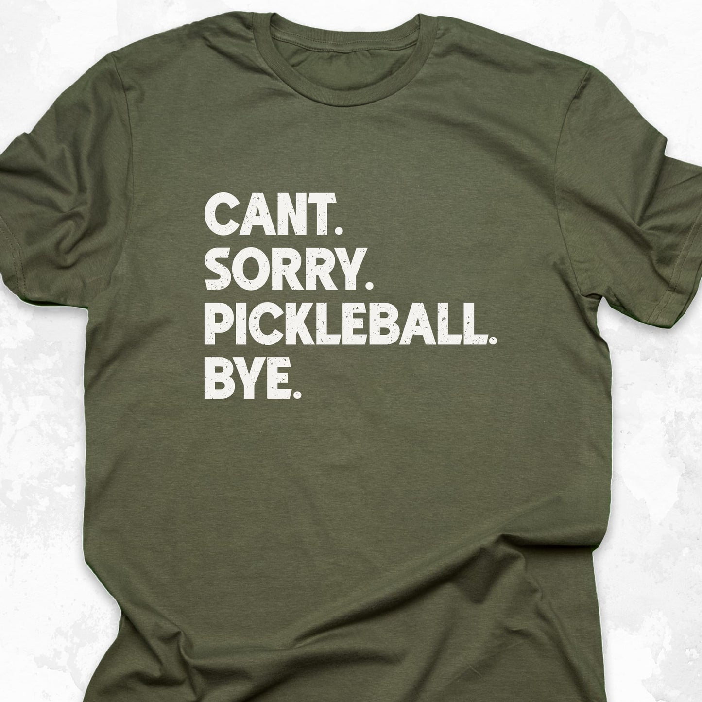 Cant, Sorry, Pickleball, Bye