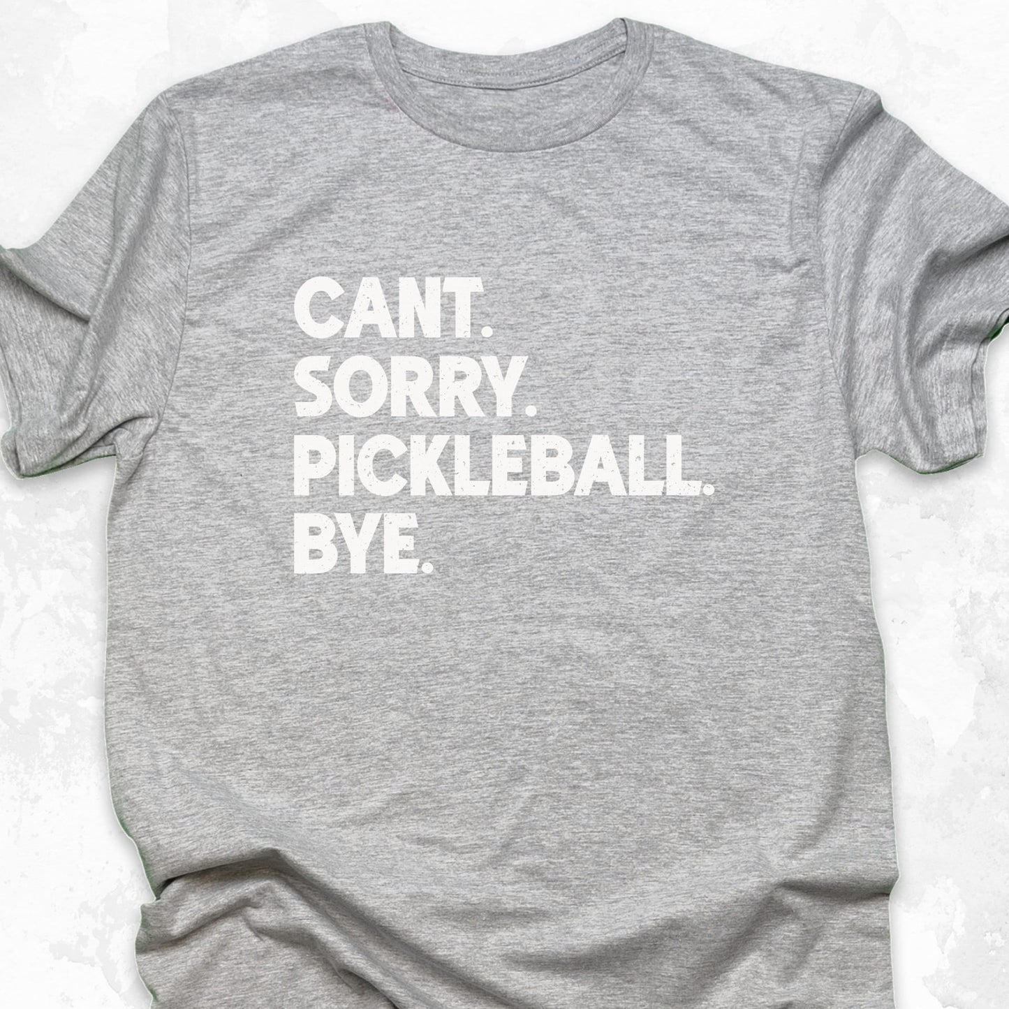 Cant, Sorry, Pickleball, Bye