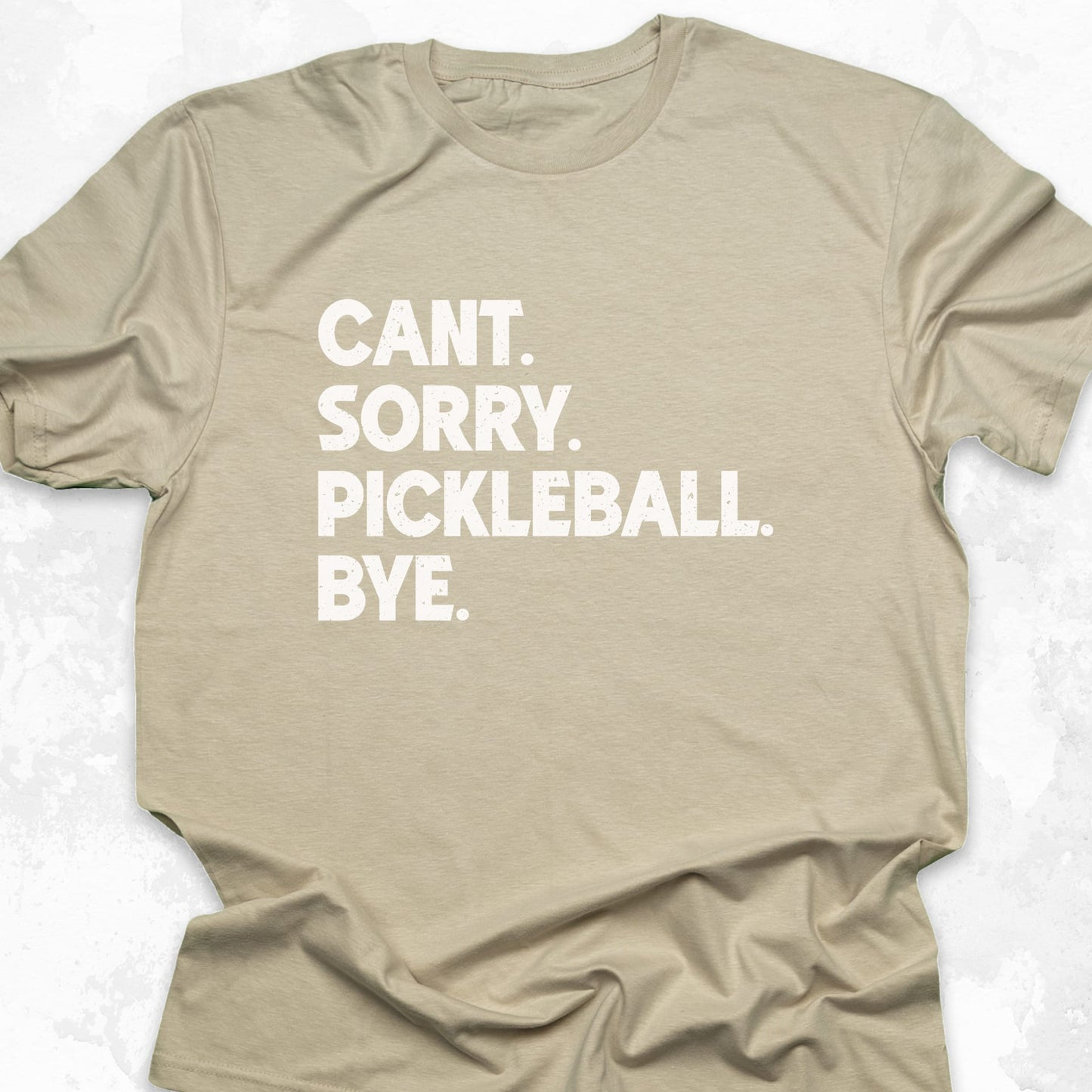Cant, Sorry, Pickleball, Bye