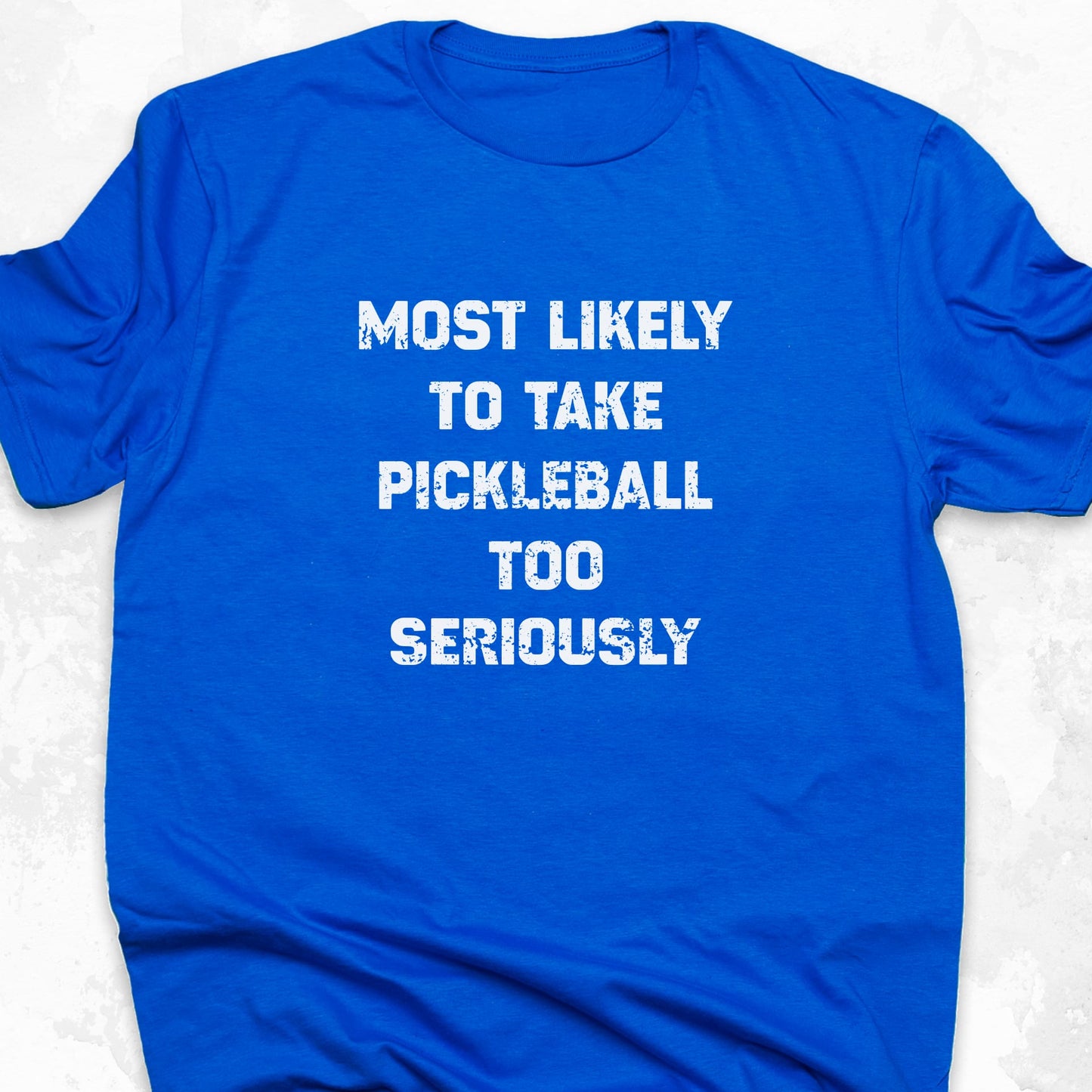 Take Pickleball Too Seriously